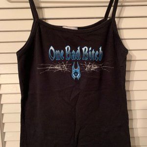 One Bad Bitch motorcycle tank top